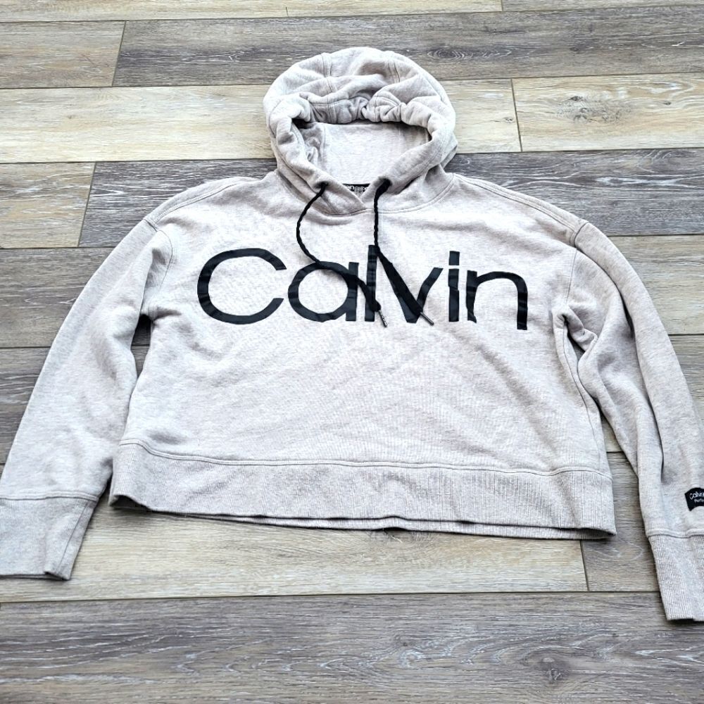 Calvin Klein crop sweatshirt Hoodie large